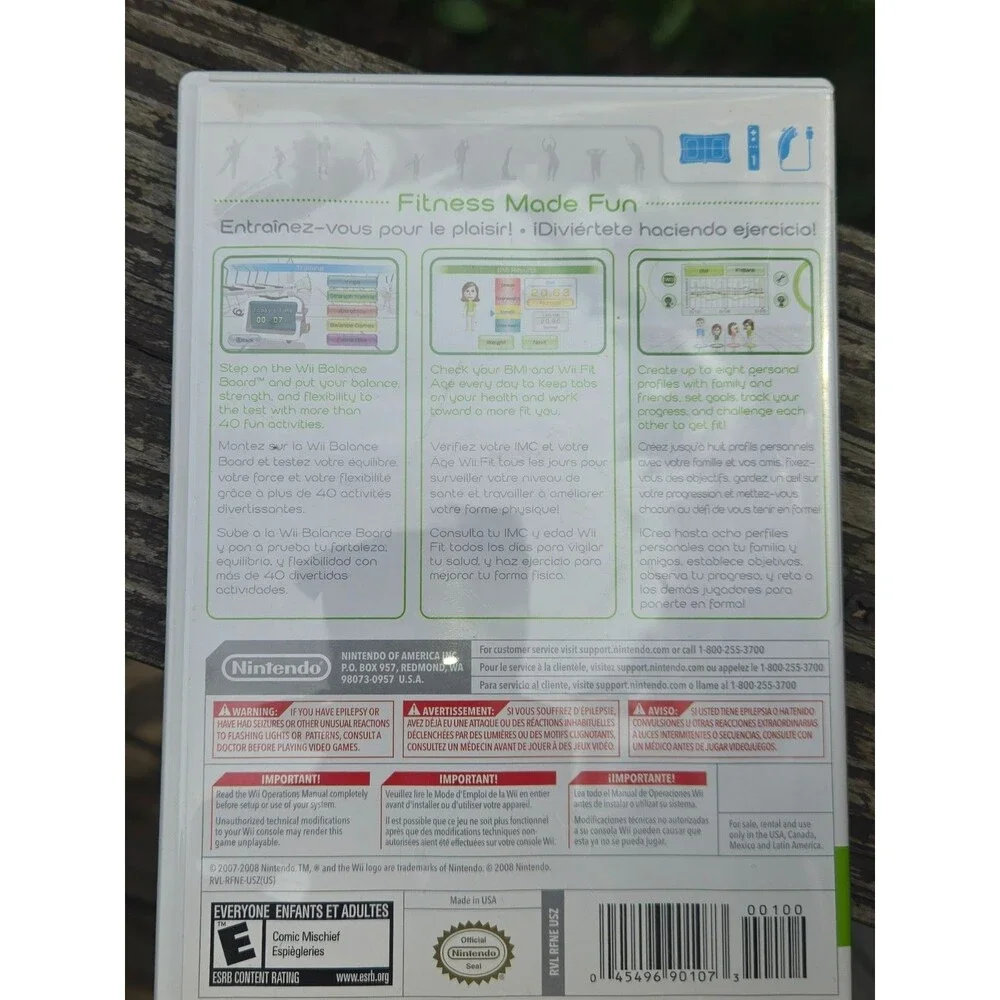 Wii Fit (Nintendo Wii, 2008) - European Version